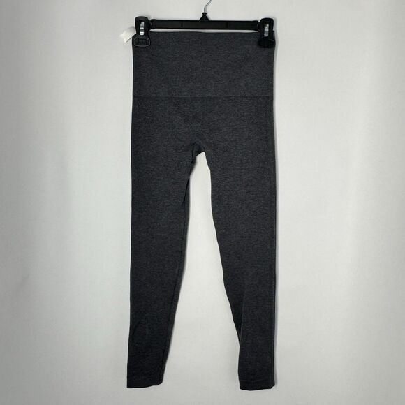 Spanx by Sara Blakely Seamless High Waist Leggings Women's Size M Gray - Picture 2 of 8
